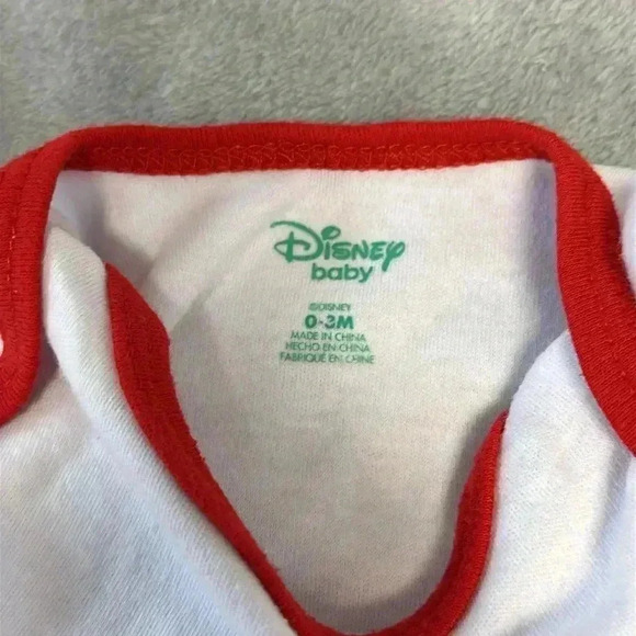 Disney - Minnie Mouse - Long  sleeve onsie. Size 0-3 months - Picture 2 of 4